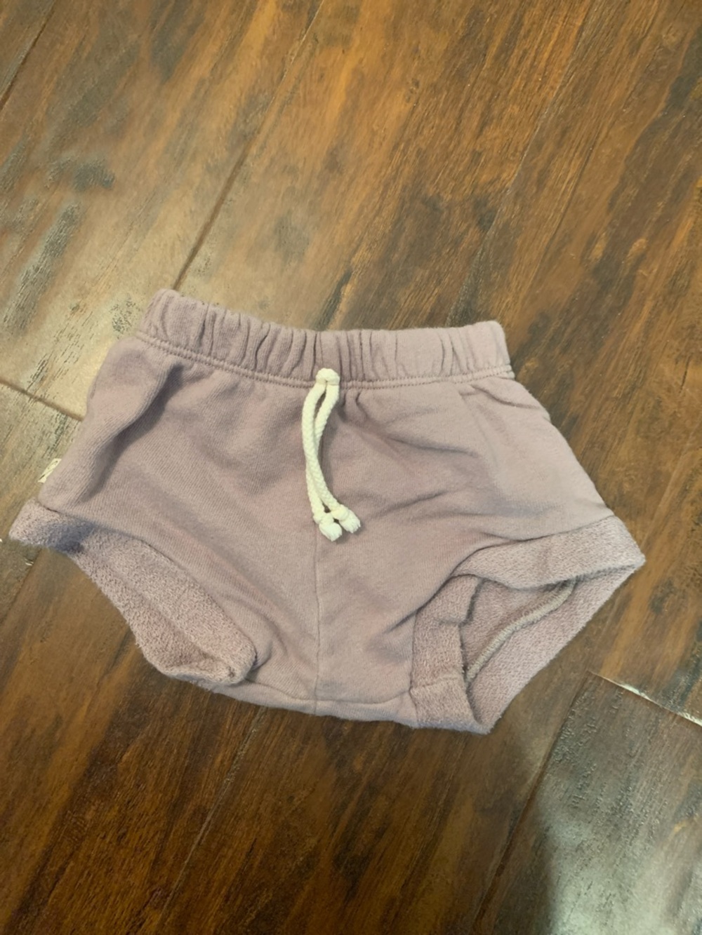 Kids Terry Drawstring Shorts - Mauve